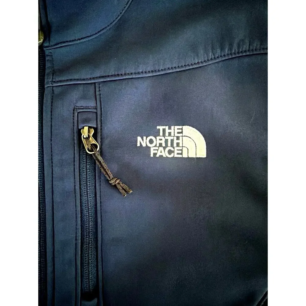 Vintage Y2K The North Face TNF Apex Bionic Softshell Jacket Mens M Navy Fleece